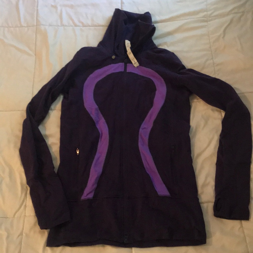 Lululemon Scuba zip Purple SZ 6